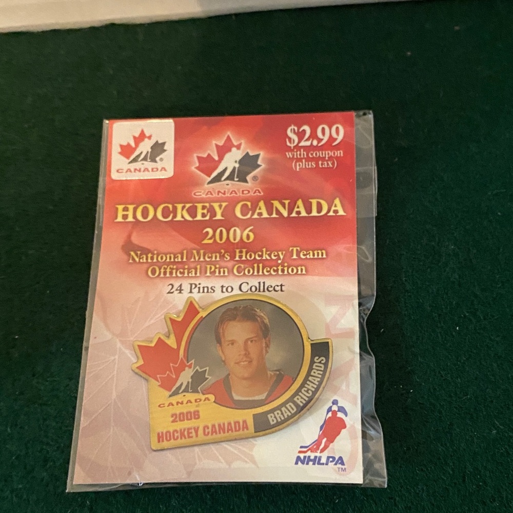 RICHARDS Hockey Canada 2006 Pin Collection